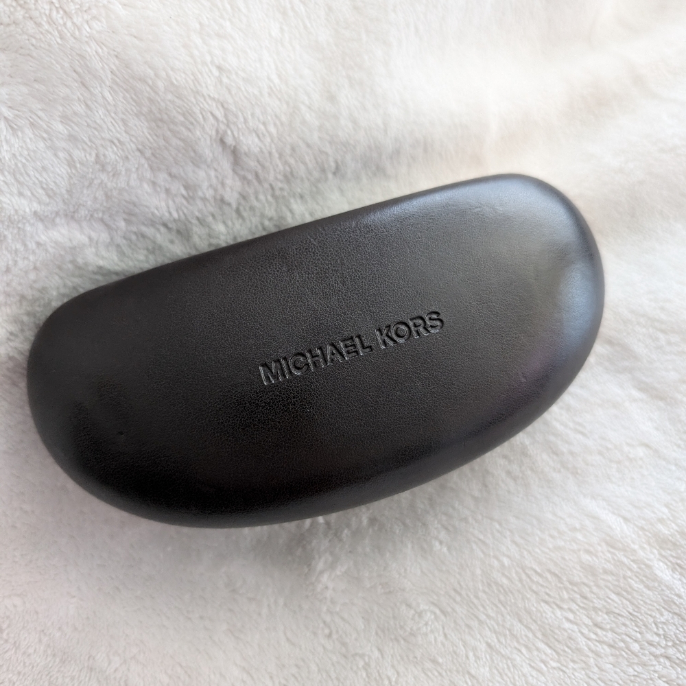 Michael kors sunglass case! Dark chocolate brown.